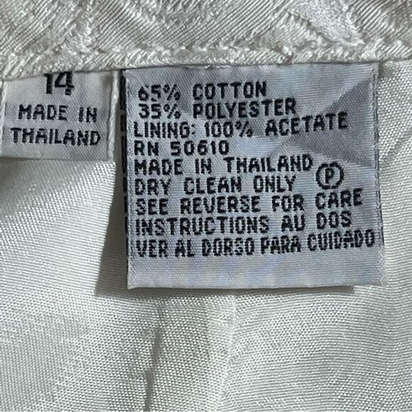 Vintage Albert Nipon brocade pencil mini skirt size 14 - Picture 5 of 8